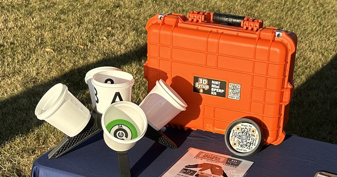 3DSyrup - 3DPrinted NIST Open Test Lane Kit - Orange Carrying Case