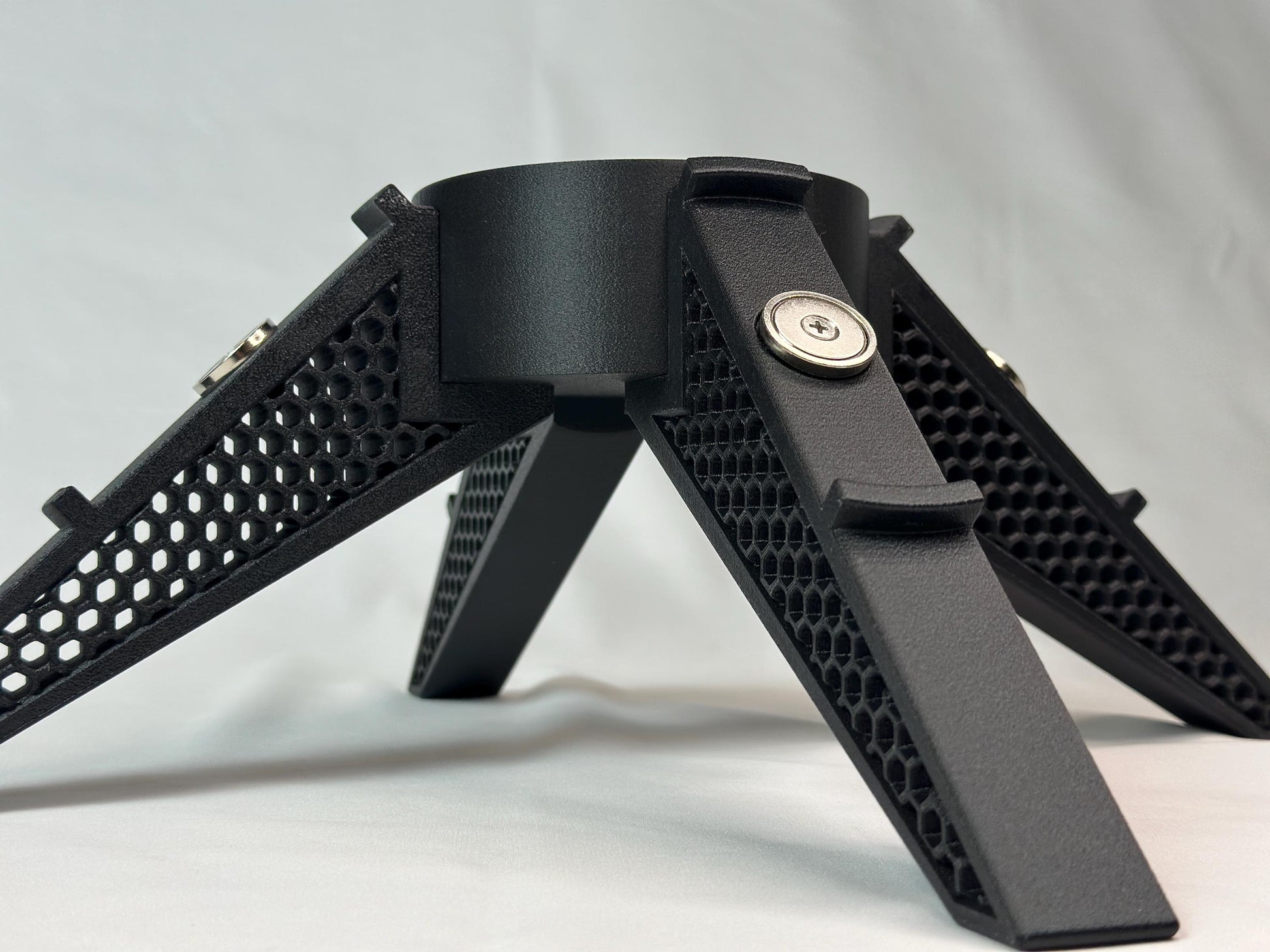 3D-Printed NIST Open Test Lane Stand - Closeup