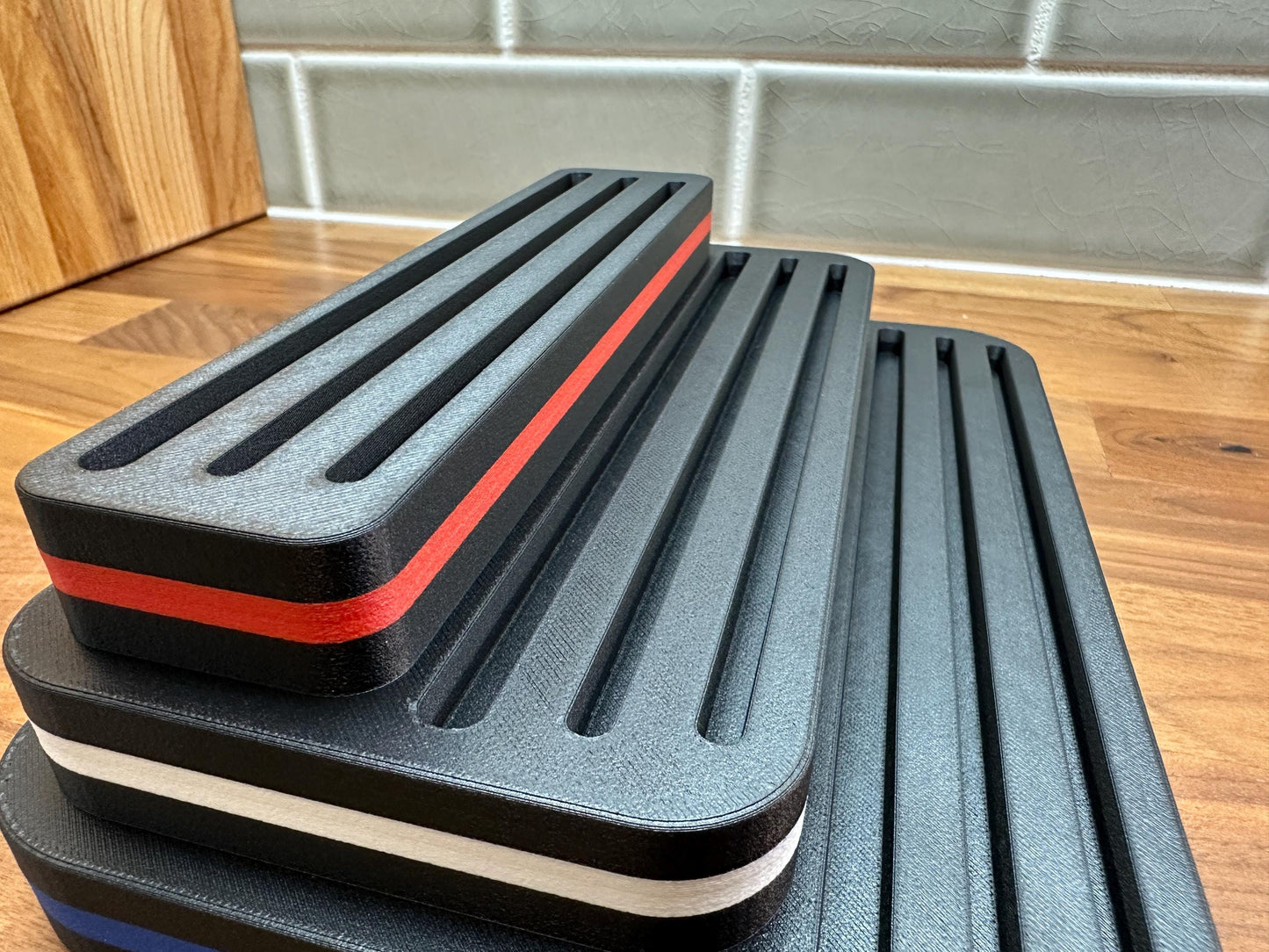 3D Printed Challenge Coin Holder Stripes