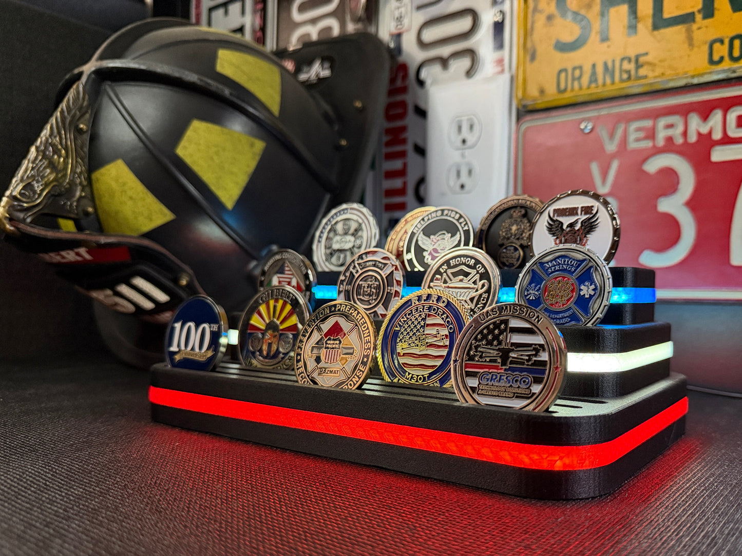 Glowing Challenge Coin Holder